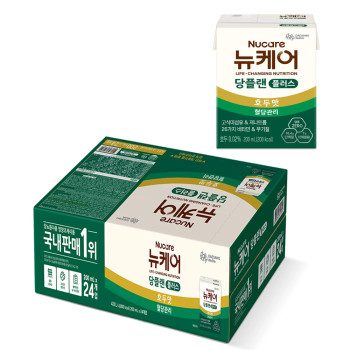 뉴케어 당플랜 플러스 호두맛 200ml X 24개입