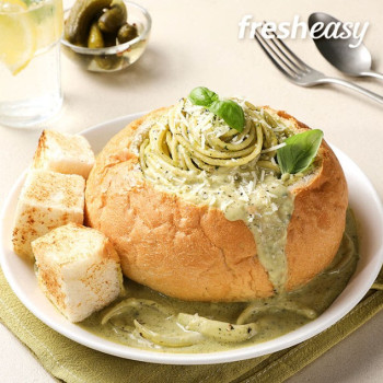 [프레시지] 바질크림 빠네 파스타 밀키트 500g