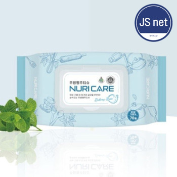 누리케어 베이킹소다 주방행주티슈 70매입 10개