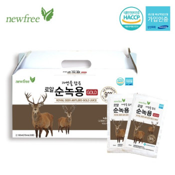 [뉴프리] 로얄 자연을 담은 순녹용 골드 70ml x 30포