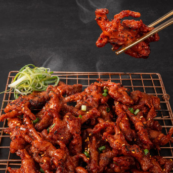 [국내산]무뼈매운닭발 250g/순살 닭목살 양념구이 600g 택1