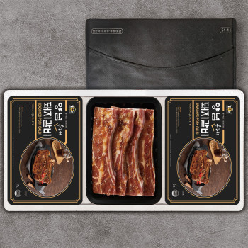 [더고기]한돈 양념우대갈비 3P 1.8kg(600g*3)