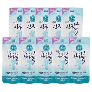 [착한버블] 친환경 섬유유연제 300ml 10p