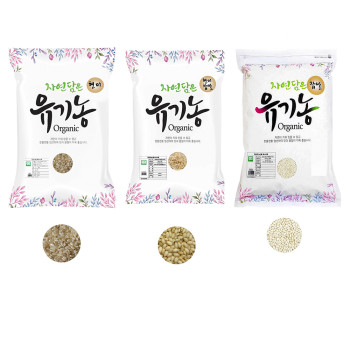 25년 무농약 유기농 100% 국내산 원곡 현미/찹쌀/현미찹쌀 (4kg)