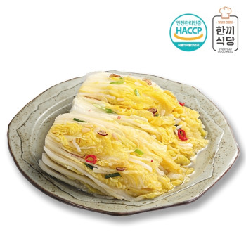 [한끼식당] 우리 농산물 100% 백김치