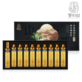 [동의삼B] 뿌리채담은 산삼배양근 골드 (20ml*10병)(쇼핑백 포함)