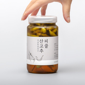 논산농부의 수제 산고추피클 300g(팩) x 2ea / 580g(병)