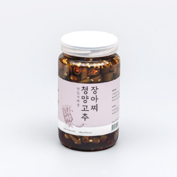 논산농부의 수제 청양고추장아찌 300g(팩) x 2ea / 580g(병)