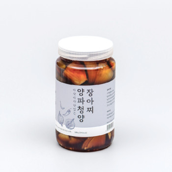 논산농부의 수제 양파청양장아찌 580g(병)
