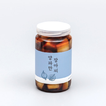 논산농부의 수제 양파만장아찌 580g(병)