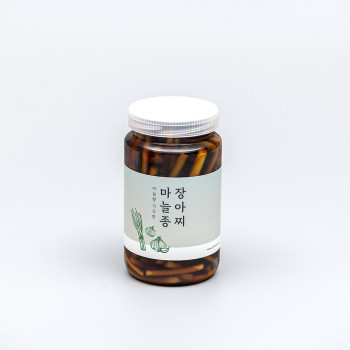 논산농부의 수제 마늘종장아찌 580g(병)