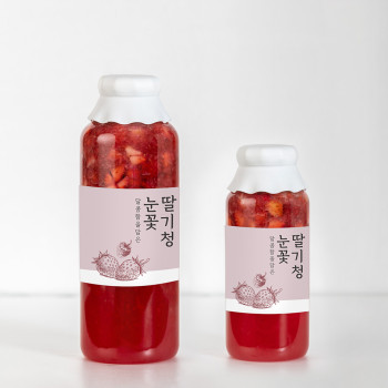 논산농부의 수제 눈꽃딸기청 600g / 1100g