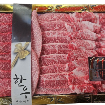 (농할) [베스트정육점] 한우 1++구이용700g  선물세트/ 치마살 300g+ 부채살200g+업진살200g