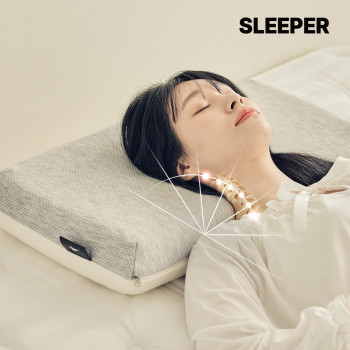 [딱! 7일 특가] [효도선물] 슬립퍼 거북목 일자목 목디스크 낮은 메모리폼 경추베개 5cm 7cm 9cm