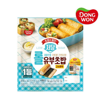 [동원] 저당 롤유부초밥 (고소) 254gx4개