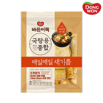 [동원] 바른어묵 냉동 국탕용종합 1kgx2개