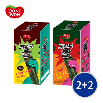 [동원] 양반 김 크리스피롤 25g (2.5gx10입) 데리야끼 2개+칠리 2개