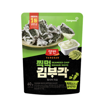 [동원] 양반 찍먹김부각 와사비마요 60gx4개