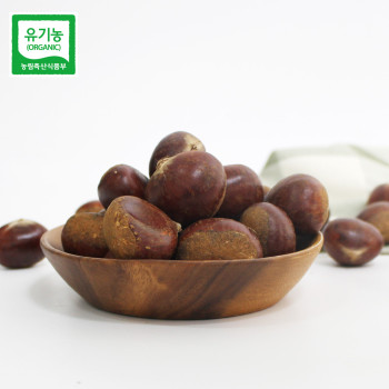 부여농부의 유기농 대보밤 1kg (특대 / 대 / 중) 유기농밤 산밤 약밤 부여알밤 부여밤