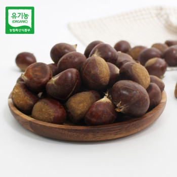 부여농부의 유기농 칼집 대보밤 1kg (대 / 중) 에어프라이어 군밤용 캠핑용밤 유기농밤 산밤 약밤 부여알밤 부여밤