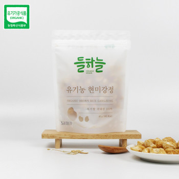 정읍농부의 유기농 현미 쌀강정 80g (40gx2ea) 유기가공식품인증