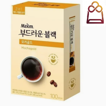 [맥심] 부드러운 블랙 모카골드 100개입
