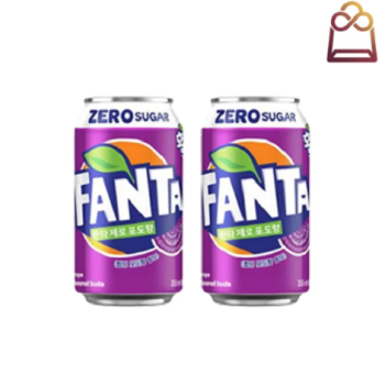 환타 포도 제로 355ml 12캔 박스안심포장 제로칼로리