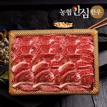 [농협안심한우]1등급 한우 등심세트 1호 2.4kg (등심2.4kg + 부직포 선물가방)