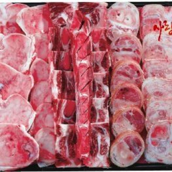 사랑한우 한우 보신세트 6Kg (사골,우족,꼬리) +부직포가방 포함