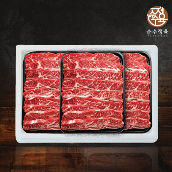눈꽃 LA갈비 초이스 2호 2.7Kg +부직포가방 포함