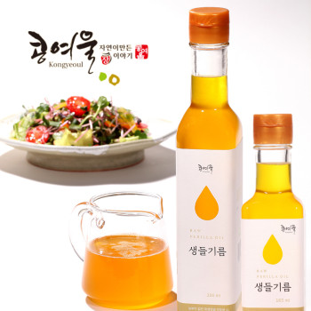 [콩여울] 청정고창 저온압착 생들기름 165ml/260ml