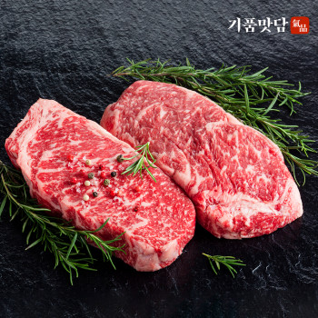 [기품맛담] 한우 1++등급 오마카세 채끝 구이세트 600g (채6)