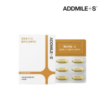 [신풍제약] 애드마일스 초임계 알티지(rTG) 오메가3 1,050mg x 30캡슐