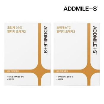 [신풍제약] 애드마일스 초임계 알티지(rTG) 오메가3 1,050mg x 30캡슐 / 1+1 총2세트