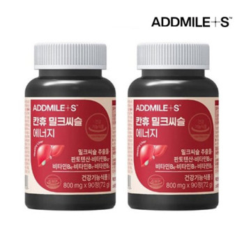 [신풍제약] 애드마일스 칸휴 밀크씨슬 에너지 800mg x 90정 / 1+1 총2세트