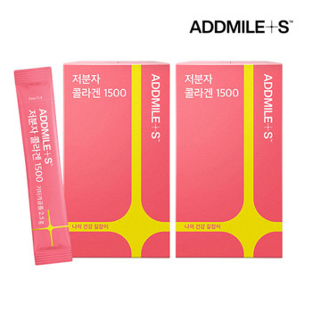 [신풍제약] 애드마일스 저분자 콜라겐 1500 2.5g x 30포 / 1+1 총2세트