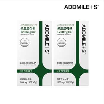 [신풍제약] 애드마일스 소연골 뮤코다당단백 콘드로이친 1,000mg x 60정 / 1+1 총2세트