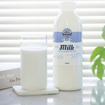 1등급 무항생제 마루터 목장 우유 750ml x3개 신선하고 고소한 맛