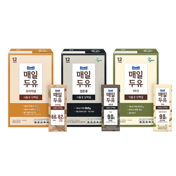 매일유업 두유 오리지널 검은콩 99.9 12개입 선물포장