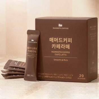 [매머드커피] 카페라떼 20개입 + 바닐라라떼 20개입