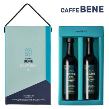 [카페베네] 콜드브루 더치커피 블랜드 375ml 2병 선물세트
