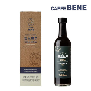 [카페베네] 콜드브루 더치커피 블랜드 375ml 1입