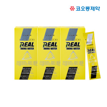 [코오롱제약] NEW리얼아미노워터_레몬 [7gX10P] 3박스