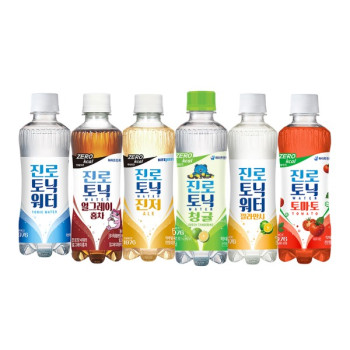 하이트진로 토닉워터 6종혼합 300ML x 24개 오리지널+홍차+진저+청귤+깔라만시+토마토