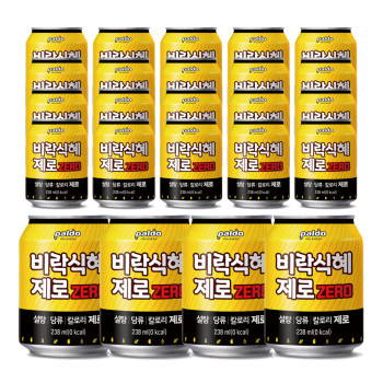 팔도 비락식혜 제로(캔) 238ML x 24개 (안전한 박스포장)