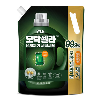 피지 모락셀라 냄새제거 액체세제 일반드럼 겸용 허브향 리필 2.3L