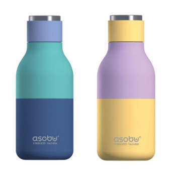 아소부 스텐 진공 보온보냉 텀블러 460ml 어반 파스텔