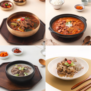 [미스타셰프] 100만팩 돌파! 전통방식 칼칼한 육개장 600g 3팩 외 설렁탕/갈비탕 6종 국탕류 골라담기