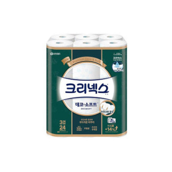 크리넥스 데코앤소프트 와이드 3겹 30m 24롤