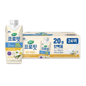 셀렉스 프로핏 밀크바닐라 단백질음료 250ml x 24팩